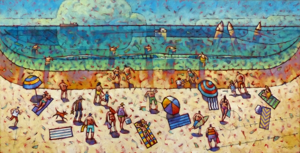 Malcolm Lindsay - 'Bushy On The Beach'