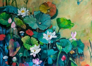 Susan Trudinger - Water Lily Pond