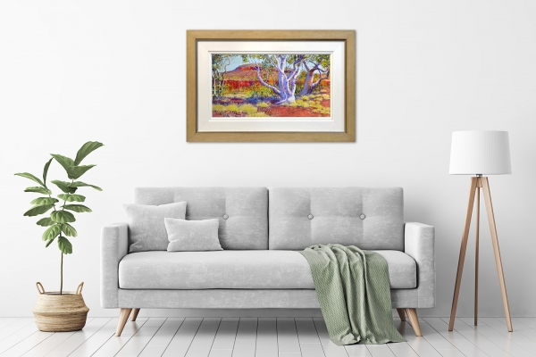 Shirley Fisher - 'Dales Gorge Snappy Gums' in a room