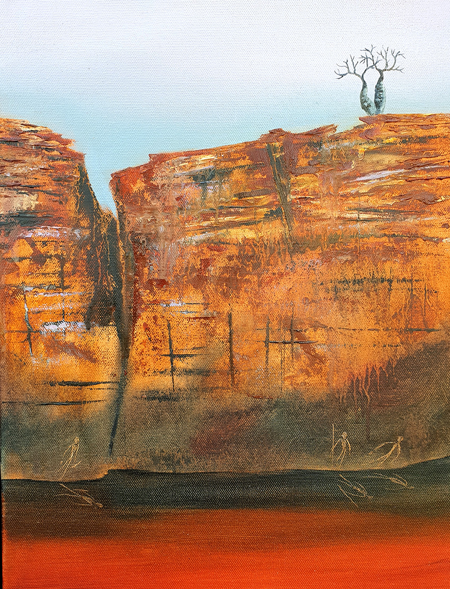 Suzy French - 'Boab Cliff 2'