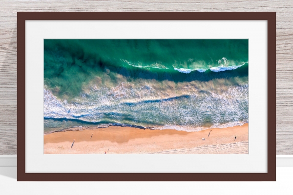 080 - Jason Mazur - 'Scarborough Beach Aerial' Dark Frame