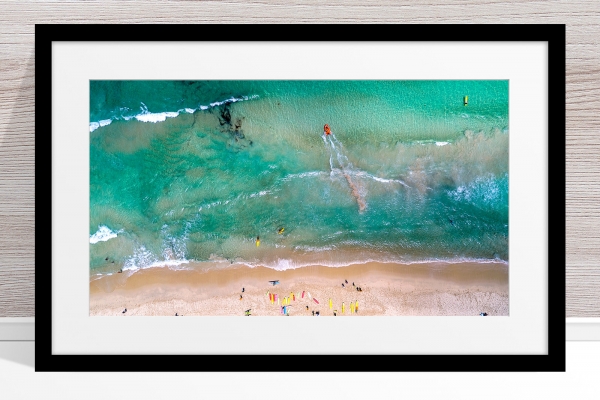 094 - Jason Mazur - 'Trigg Beach Surf Carnival' Black Frame