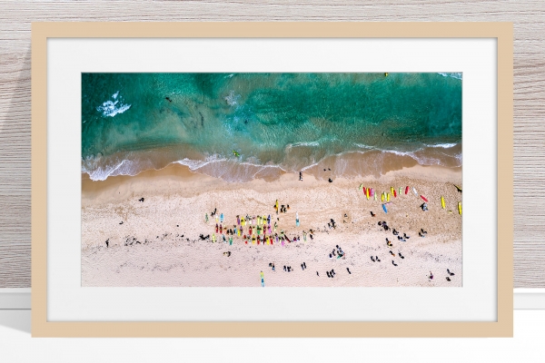 112 - Jason Mazur - 'Trigg Beach Surf Carnival' Light Frame