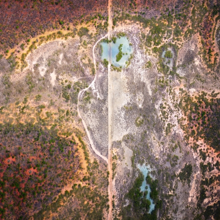 Chris Saunders - 'Aerial Outback 001'