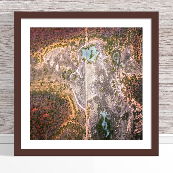 Chris Saunders - 'Aerial Outback 001' Dark Frame