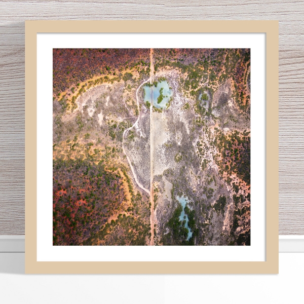 Chris Saunders - 'Aerial Outback 001' Light Frame
