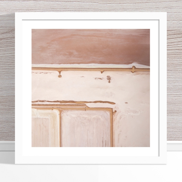Chris Saunders - 'Aerial Salt 045' White Frame