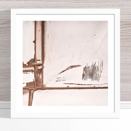 Chris Saunders - 'Aerial Salt 059' White Frame