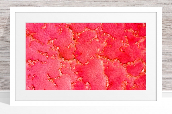 001 - Jason Mazur - 'Pink Lake, Port Gregory' White Frame