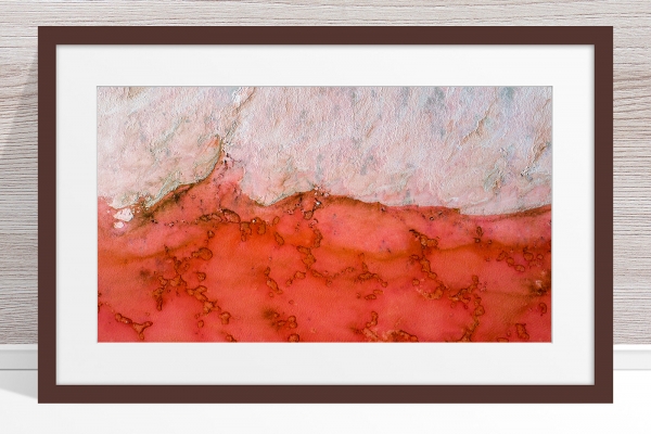 003 - Jason Mazur - 'Pink Lake, Port Gregory' Dark Frame