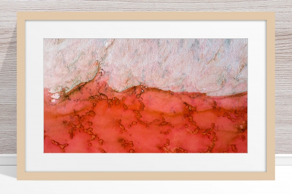 003 - Jason Mazur - 'Pink Lake, Port Gregory' Light Frame