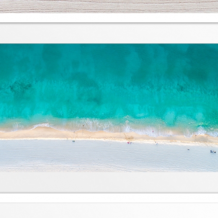 Jason Mazur - 'Floreat Beach 0624' White Frame