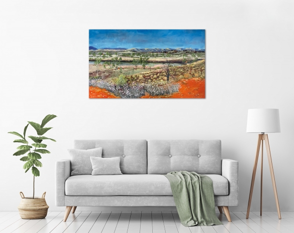 Steve Freestone - 'West MacDonnell Ranges' in a room