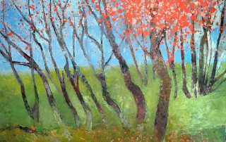 John Graham - 'Cherry Blossom Landscape'
