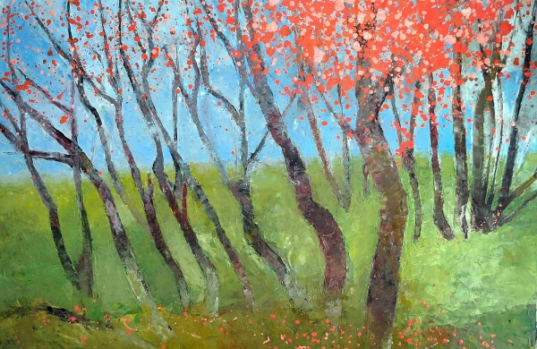 John Graham - 'Cherry Blossom Landscape'