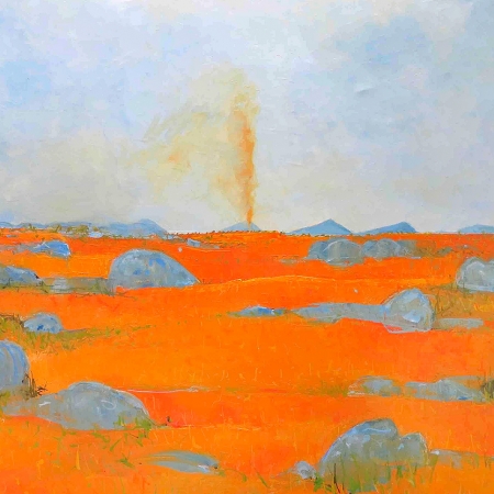 John Graham - You Yangs Landscape - Dust Devil'