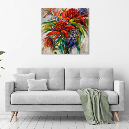Red Waratahs and More in a room